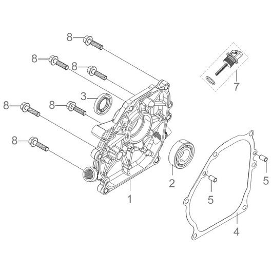Крышка картера Champion GP52 после 2019 года